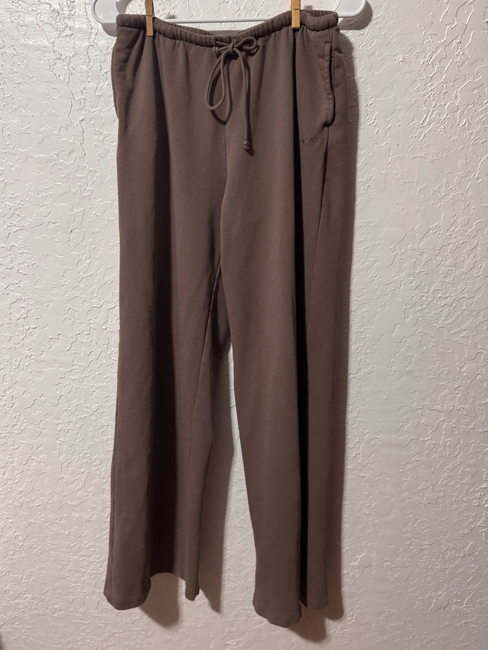 Garage Lt Brown Wide Leg Sweatpants